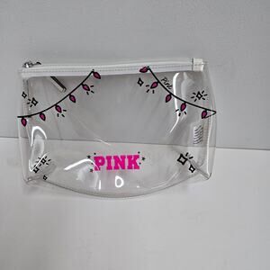 Victoria's Secret Pink Clear Makeup Bag